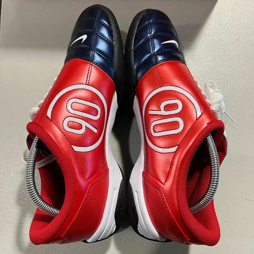 Nike Total 90 Men 9.5 Sneakers Shoes Midnight Navy II7631-400 Indoor Soccer RARE